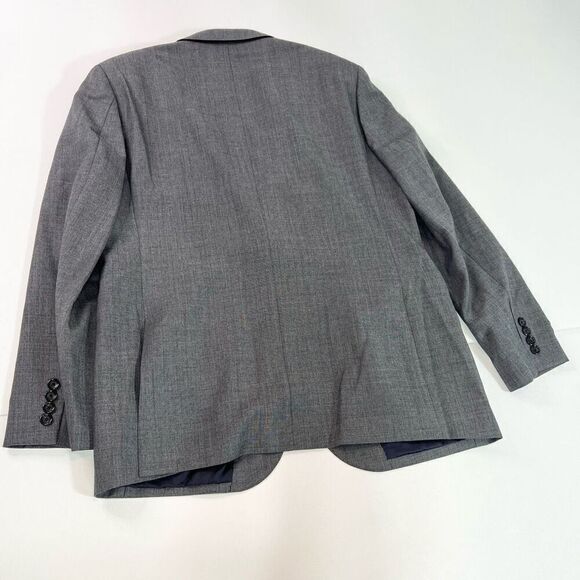 J. Crew Jacket Mens Size 42R Gray Solid Wool Long-Sleeve Suit Blazer Ludlow - Picture 8 of 10